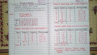 knapsack Problem [Hindi] | Greedy Method | DAA | Example 1