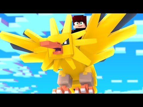 MINECRAFT MAS... ENTRAMOS NO MUNDO DE POKEMON e PEGUEI UM LENDÁRIO 𝗡𝗔 ADDON DE POKEMON !! ‹ Ine ›