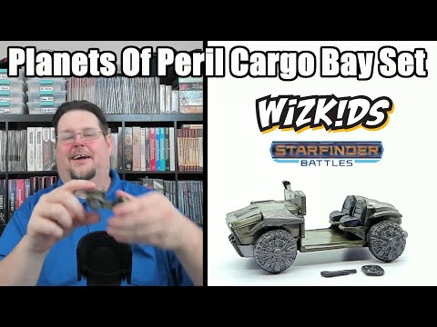 Planets Of Peril Cargo Bay Set | Starfinder Battles | Wizkids | Finally, Sci-Fi Miniatures Are Here!