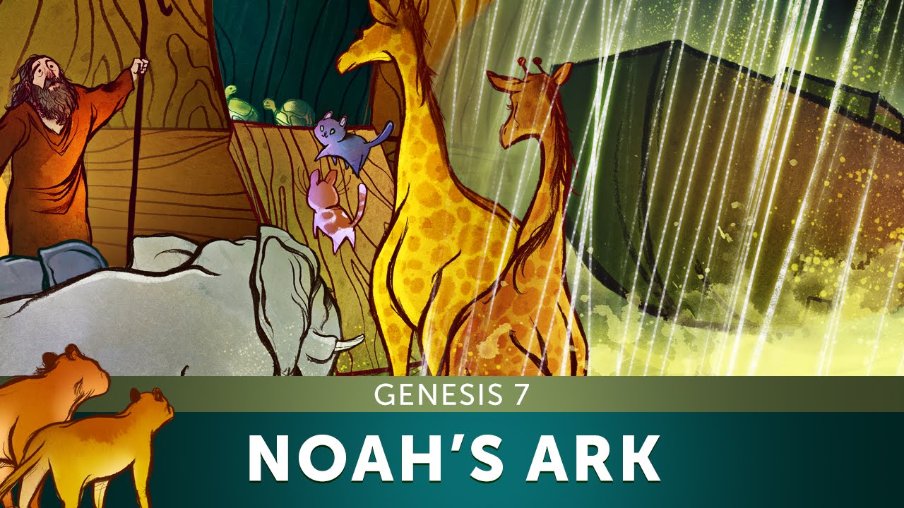 Sunday School Lesson - Noah’s Ark - Genesis 7 - Bible Teaching Stories for VBS