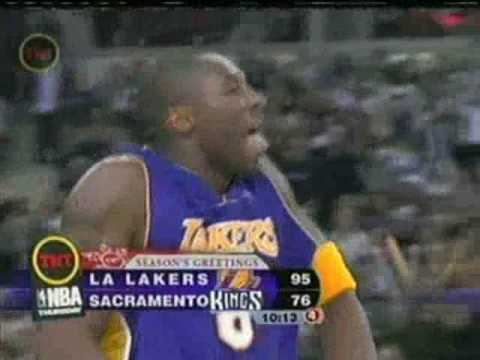 Kobe Bryant 2004-05 • 31 points, 12 assists, 6 rebounds vs. Sacramento Kings