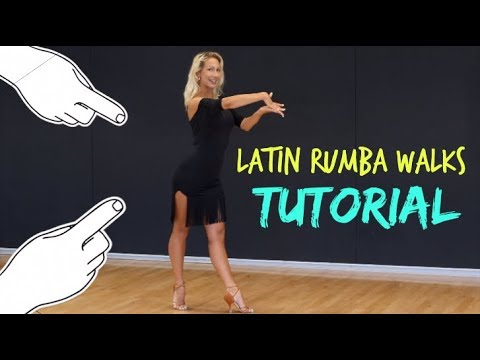 How to dance rumba walks | Ballroom | Latin footwork | Anna Kovalova