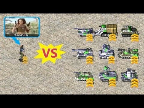 Tanya vs Elite Tanks - Red Alert 2
