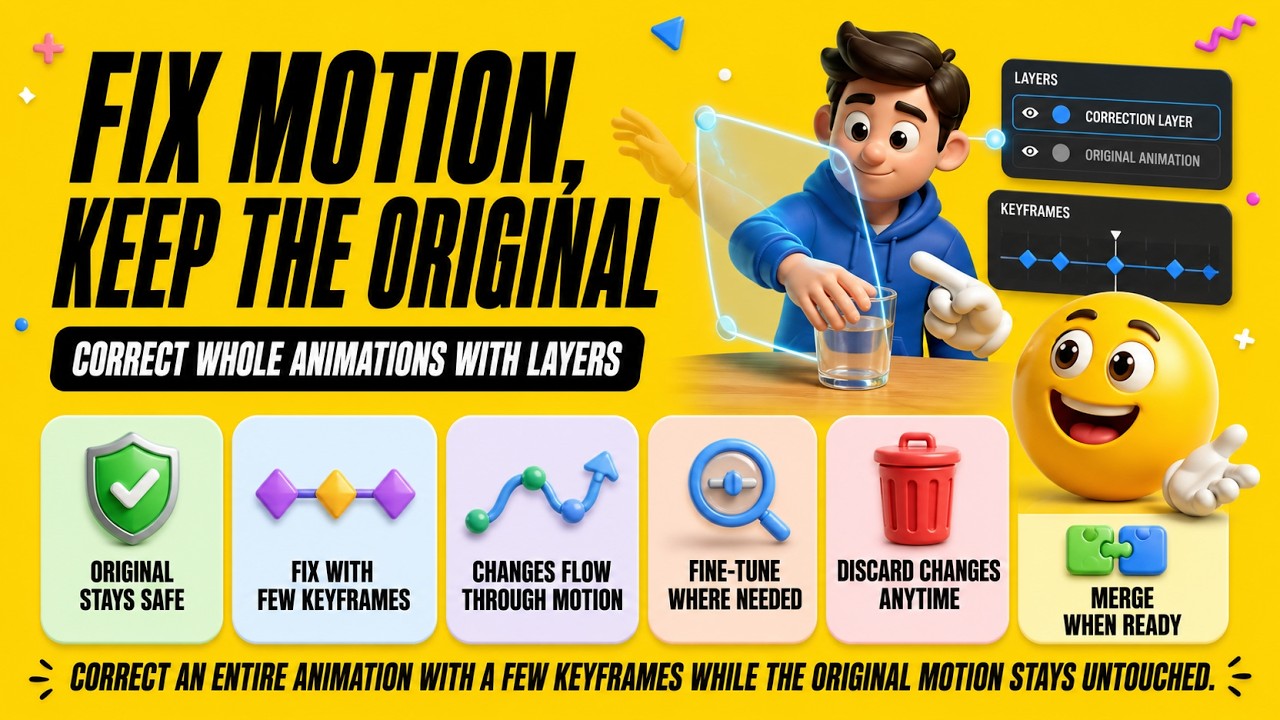 Fix Animation Fast Without Breaking Original Animation! – Blender T.V. Studio (DAZ to Blender Ed.)