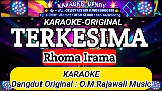 Download lagu TERKESIMA - KARAOKE ( RHOMA IRAMA - O.M.Rajawali Music @karaokedendy ) mp3
