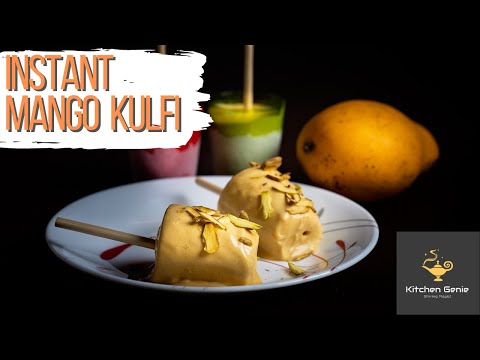 Instant Mango Kulfi in 5 minutes | No Churn Eggless Ice cream | EP 07