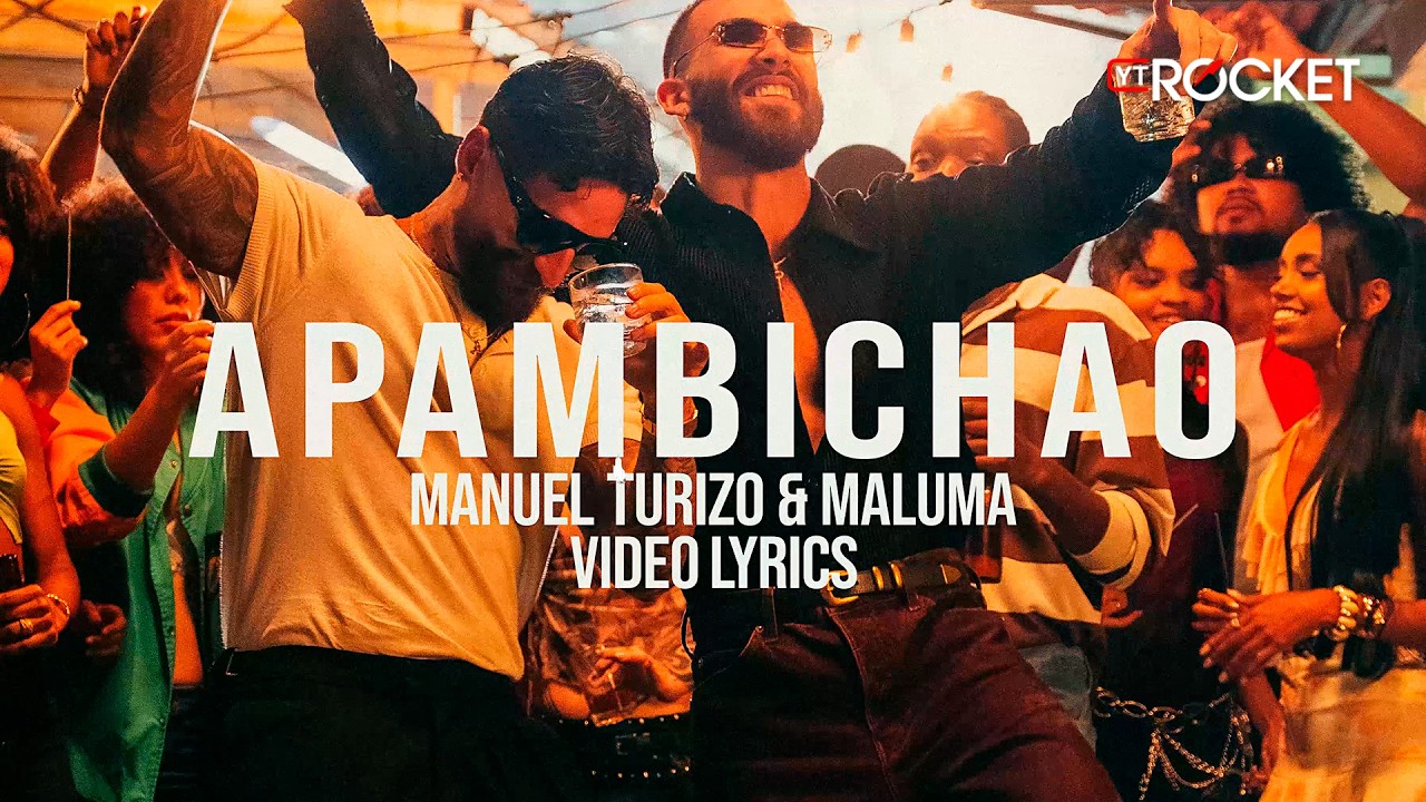 Apambichao - MT Manuel Turizo x Maluma | Video Lyric