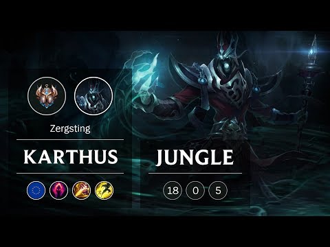 Karthus Jungle vs Olaf - EUW Challenger Patch 8.24