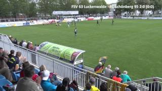 preview picture of video 'FSV 63 Luckenwalde - FC Schönberg 95 2:0 (0:0)'