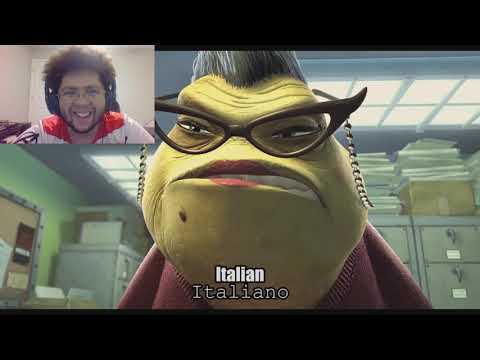 Reaction: Monster's Inc Roz In Different Languages