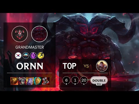Ornn Top vs Jayce - KR Grandmaster Patch 10.25b