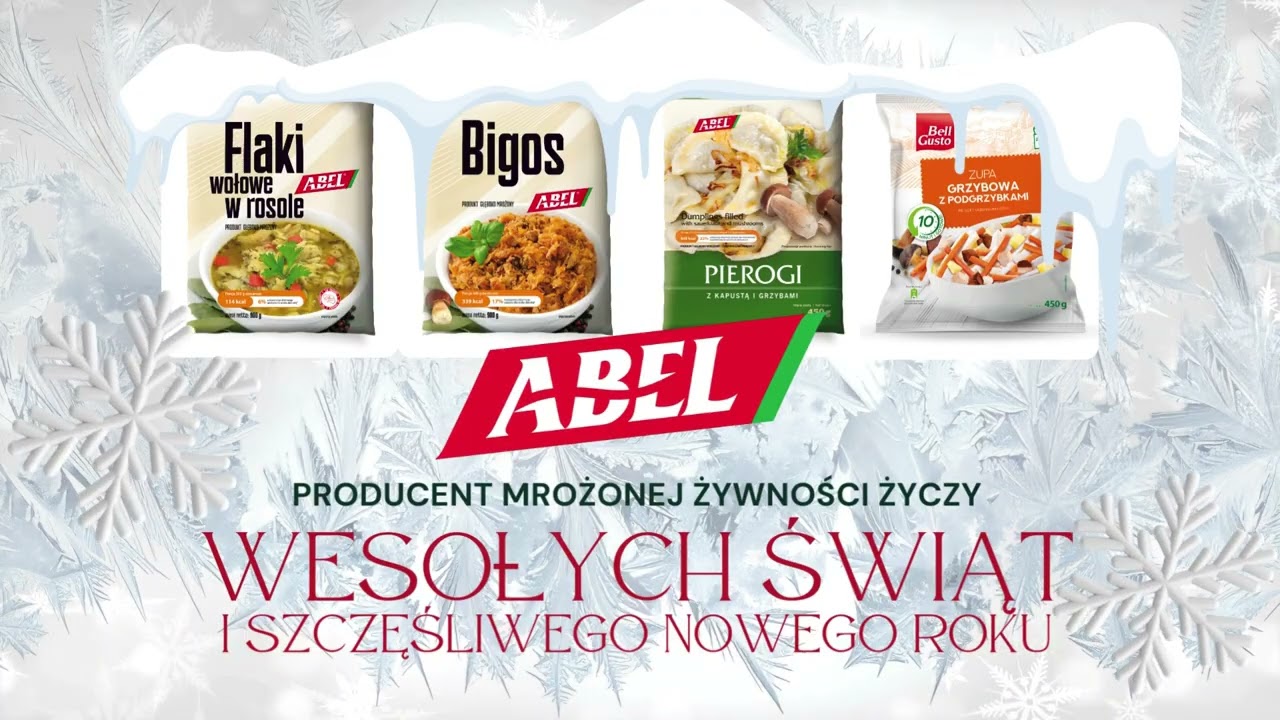 ABEL producent mrożonej żywności |  życzenia świąteczno-noworoczne