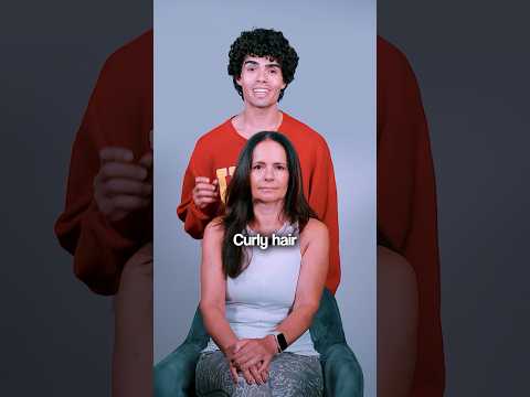 Turning my Moms Straight Hair Curly 👩🏻➡️👩🏻‍🦱