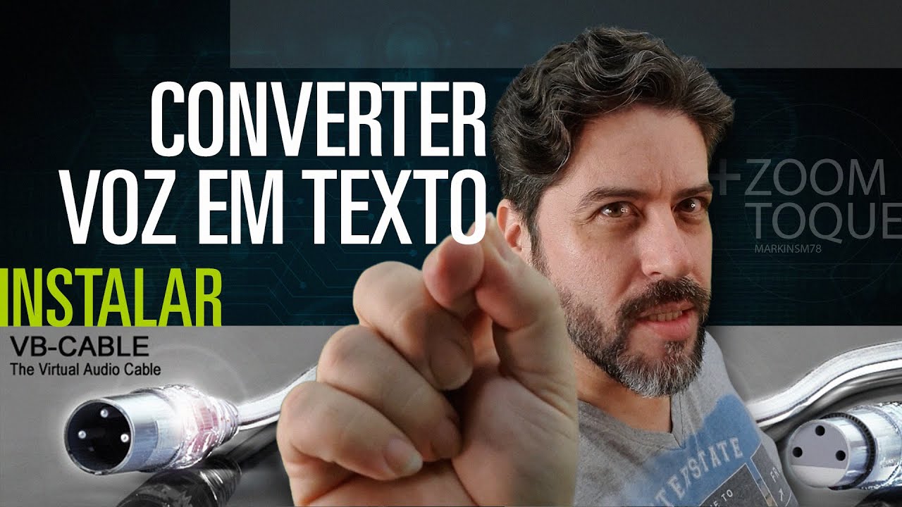 CONVERTER ÁUDIO PARA TEXTO - INSTALE O VB-CABLE