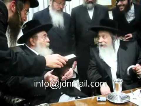 Zvehill Rebbe Visits Sadigerer Rebbe - Adar I 5771