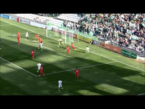 Gol del Betis B en el derbi chico; Moi en propia puerta