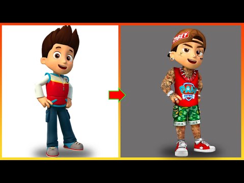 Ryder Paw Patrol Glow Up Into Bad Boy | Paw Patrol The Movie @CartoonArt68
