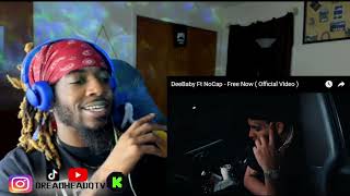 FIRST TIME REACTION | DeeBaby Ft NoCap - Free Now ( Official Video ) | MUST WATCH | DREADHEADQ TV