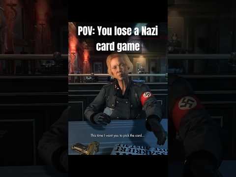 POV: You FAIL a Nazi Card Test #wolfenstein