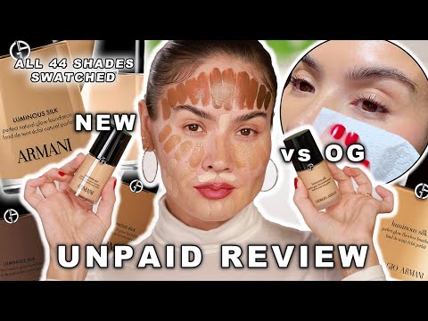 After 25 YEARS! Armani Luminous Silk REFORMULATED! Old vs New - 44 Shades Swatched Maryam Maquillage