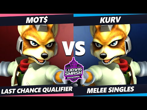 Ludwig Invitational - Mot$ (Fox) Vs. Kurv (Fox) SSBM Melee Tournament