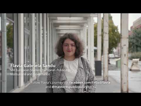 Flavia Gabriela Sandu, Student Ambassador  MA European Studies: European Public Policy, 2021-2022