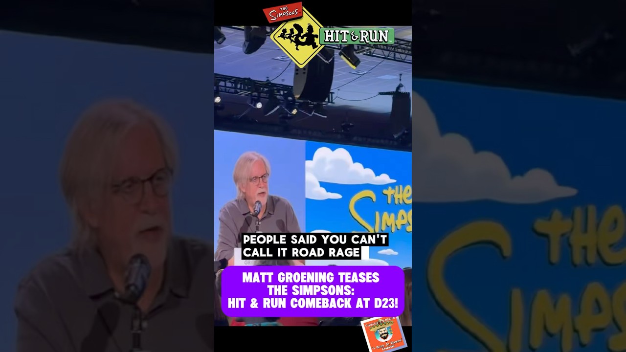Matt Groening durante o painel de Os Simpsons na D23 2026