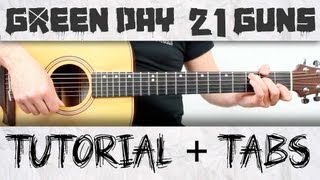 Green Day 21 guns en guitarra Tutorial completo acordes y ritmo