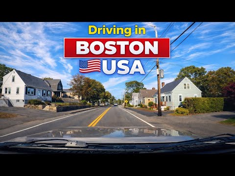 Driving in America: Road to Boston Time Lapse | Follow Me