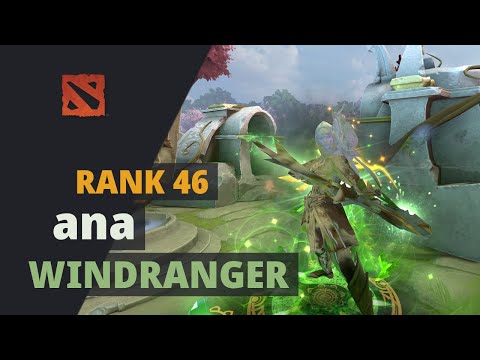 ana (Rank 46) plays Windranger Dota 2 Full Game