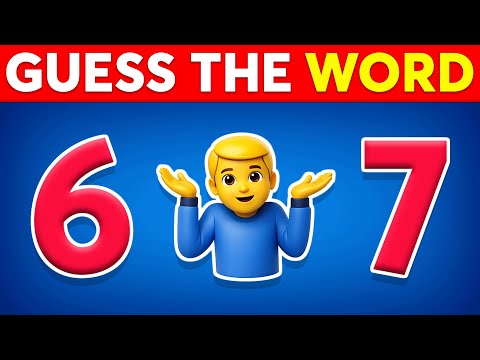 Guess the WORD by Emojis 🤔🙄 Word by Emoji Quiz 2025