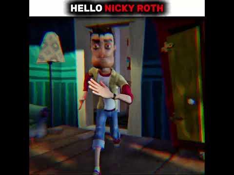 Hello Neighbor Original vs With Nicky💀 #helloneighbor #edit #viralshorts #like #valepro