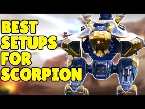 TOP 5 Best Setups For SCORPION War Robots Gameplay 2024 Guide & Tutorial WR