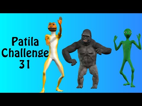 Patila Challenge 31: Patila, Cosita & Gorilla’s Hilarious Toilet Dance! 💃🕺🦍🚽 | Motion Mind Animation