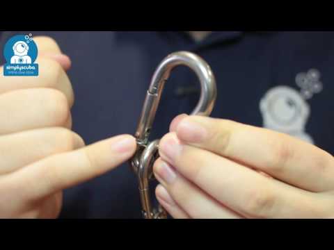 Blue Orb Carabiner (Sealed Eye) - www.simplyscuba.com