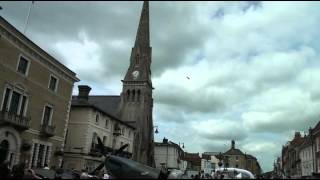 preview picture of video 'Spitfire fly-past over St Ives Cambrigeshire on Armed Forces Day'