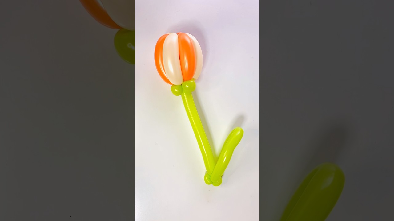 Tulip🌷チューリップ 【バルーンアートかねさん】 #spring #craft #diy