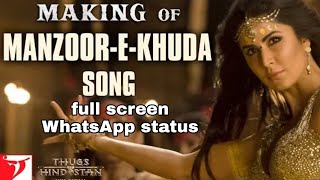 Manzoor e khuda song  full screen WhatsApp status thugs of Hindustan Wahid status