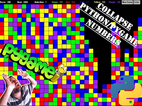 Collapse Collapse Part 3 Python Pygame Module Programming Beginners