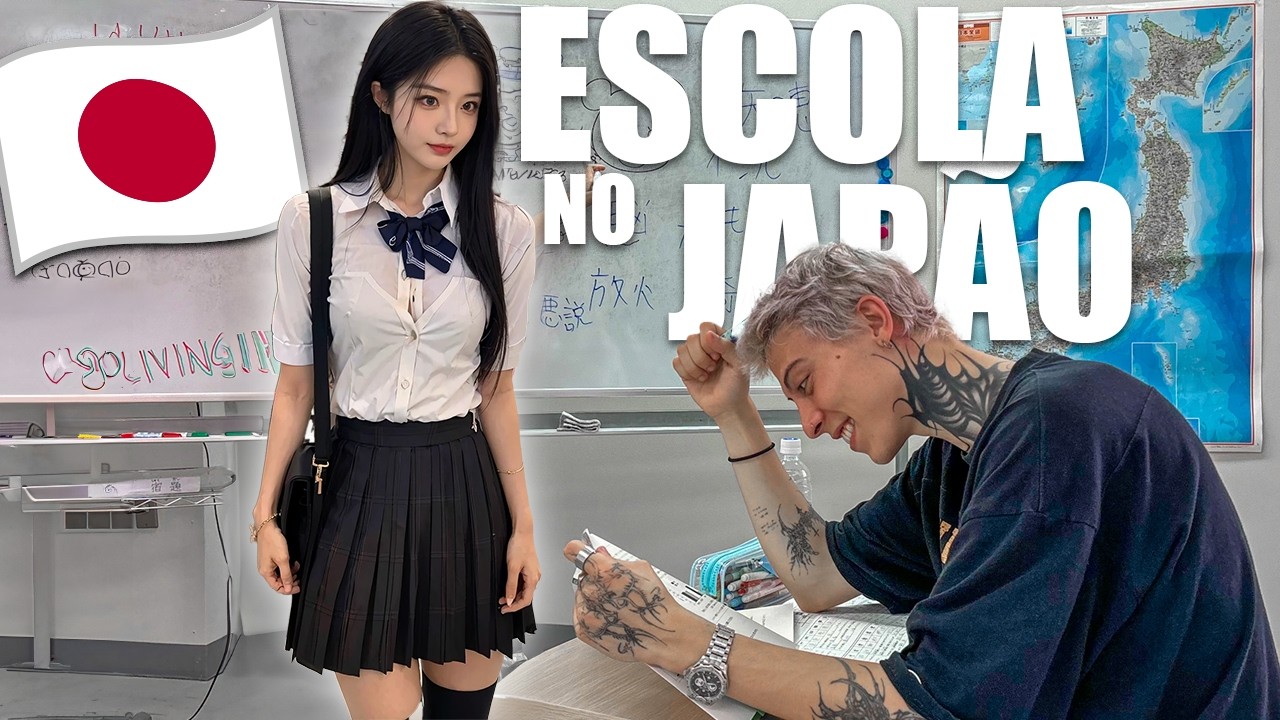 1 DIA na MELHOR ESCOLA DO JAPÃO 🏫｜FABIO LINARES