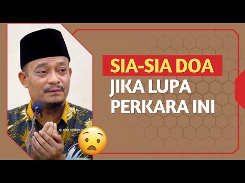 SIA-SIA Doa Jika Lupa Perkara Ini 