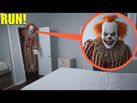 if you ever see a Clown hiding in your closet at night, CALL FOR HELP & Run Away Fast!!