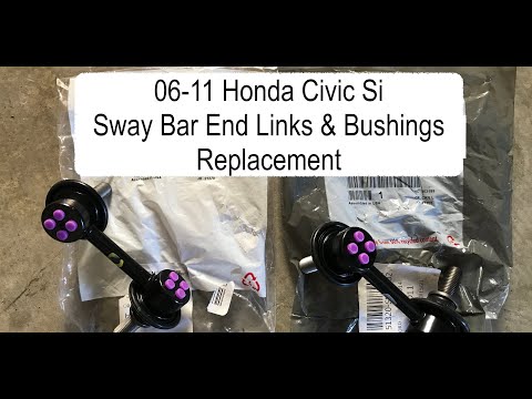 06-11 Honda Civic Sway Bar End Links and Bushings Replacement