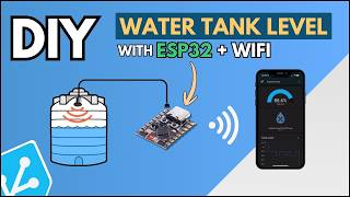 DIY Solar-Powered Water Tank Level Sensor Using ESP32 + Home Assistant