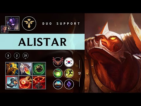 Alistar Support vs Leona - KR Grandmaster Patch 25.23
