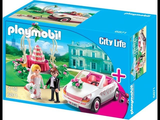 Vídeo relacionado con PLAYMOBIL City Life 71367 Promo Packs Photocall Boda, Fotos mágicas de la Fiesta de Bodas, Juegos imaginativos con máscaras y Muchos Accesorios, Juguetes para niños a Partir de 4 años
