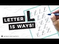 15 Ways To Write The Letter 