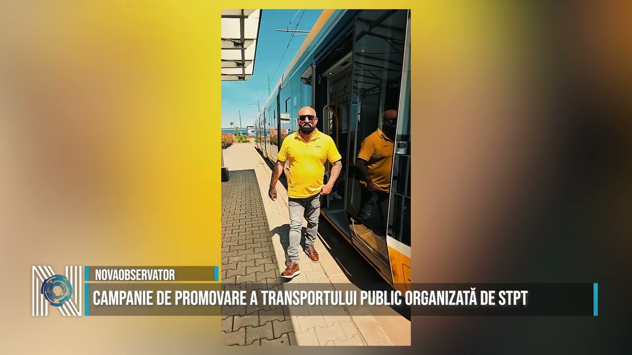 Campanie de promovare a transportului public organizată de STPT