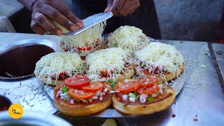 Ultimate Tuk Tuk Wala Cheese Burger Rs. 70/- Only, Rajkot l ऑटो रिक्शा में बेचते है टेस्टी बर्गर l😳😳