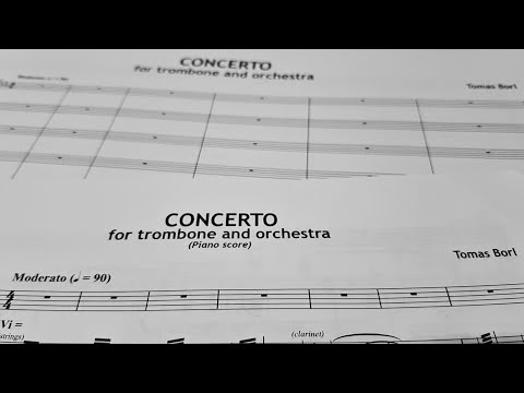 Tomas BORL: Concerto for Trombone and Orchestra (2019)